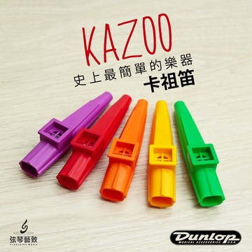 Dunlop 彩色卡祖笛 卡祖笛 塑膠卡祖笛 彩虹卡祖笛 KAZOO 最簡單的樂器 樂器 吹奏樂器【弦琴音樂】