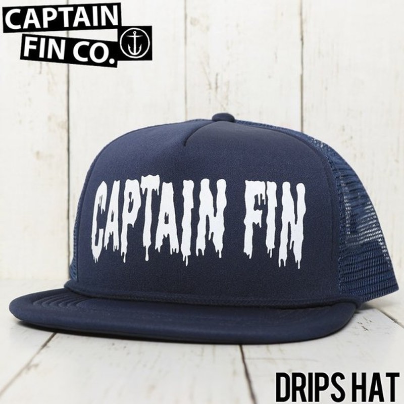 Captain Fin キャプテンフィン Drips Hat メッシュキャップ Cfa 通販 Lineポイント最大0 5 Get Lineショッピング