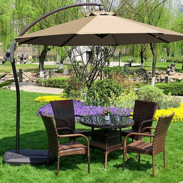 ??快速出貨 可開發票 戶外桌椅庭院花園藤椅休閑組合露天室外帶傘陽臺室外編藤三五件套