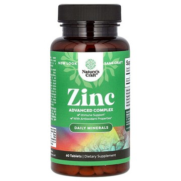 Nature's Craft, 鋅，50 毫克，60 片