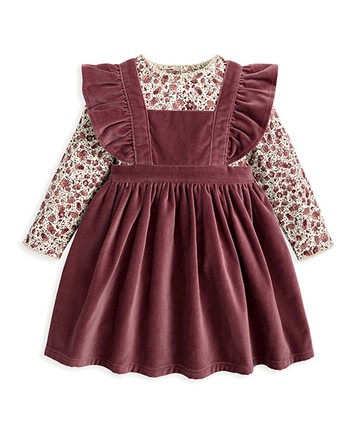 紅玫花園-吊帶裙套裝12-18m