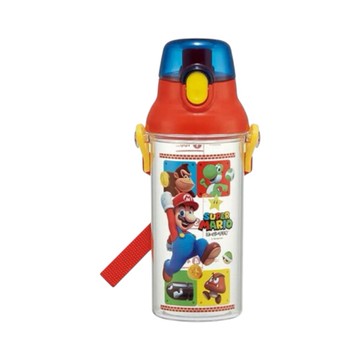 日本 Skater 兒童直飲式水壺-超級瑪利歐 480ml (JN3411)