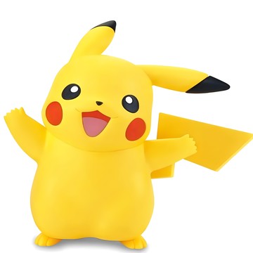 BANDAI Pokémon PLAMO 收藏集 快組版 001 皮卡丘 模型 5060771  1個