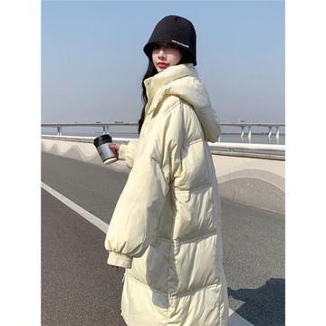 oversize面包服加厚棉衣棉服女冬季外套中長款厚棉襖2025年新款潮