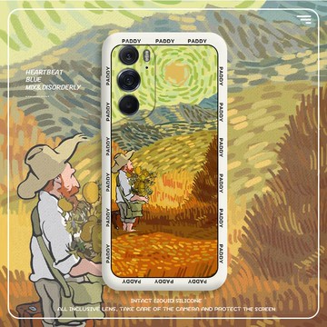 梵高麥田摩托羅拉X30手機殼motoedgex30全包防摔eages30藝術插畫保護套液態硅膠文藝新款個性高級感男女