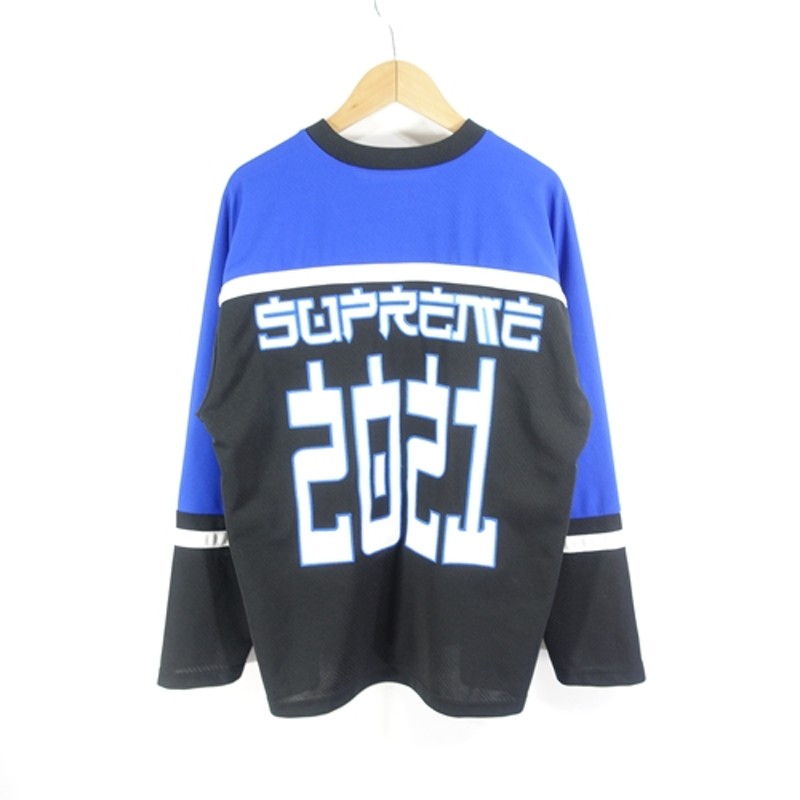 本物品質の リブロゴ Supreme 18AW 1279 ホッケー ゲームシャツ