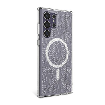 Samsung S26/S25/S24/S23 浮雕感輕薄軍規防摔磁吸手機殼-波波