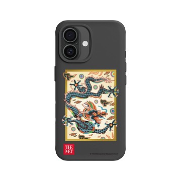 iPhone 16 SolidX 黑 - The MET - 畫框系列 - 騰雲龍徽