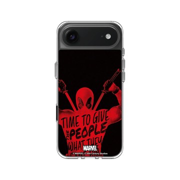 iPhone Air Clear Case（相機按鈕） 透明 - 迪士尼-漫威 Marvel - 死侍-It's Deadpool's Time