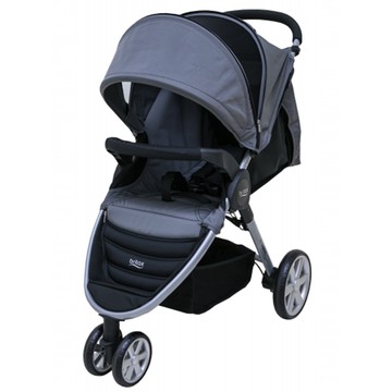britax römer - B-Agile (銀管)三輪推車-灰色