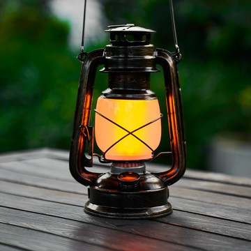 煤油燈 營燈手提復古馬燈充電式煤油燈ED營地燈應急燈帳篷燈擺件