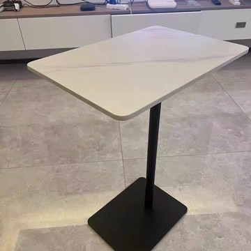 輕奢巖板沙發邊幾極簡客廳床邊桌可移動大理石小茶幾長方形邊幾