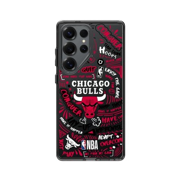 Galaxy S25 Ultra Clear 酷墨灰 - NBA - 塗鴉系列-芝加哥公牛 Chicago Bulls - Graffiti