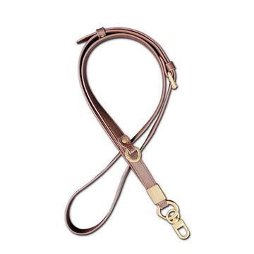 JOYSCOMM可調式皮革掛繩150CM 棕色