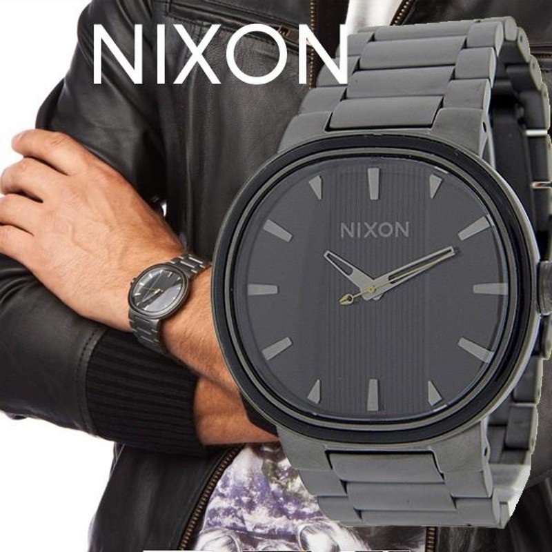 NIXON ニクソン a090680 THE CAPITAL ニクソン キャピタル ブラックガンメタル 腕時計 メンズ | LINEブランドカタログ