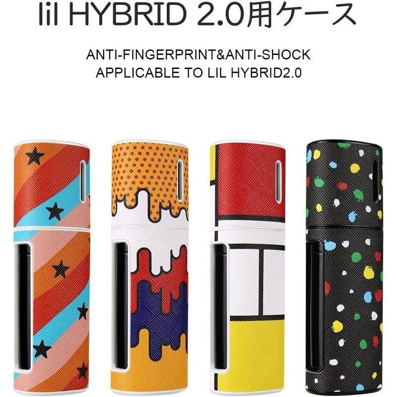 lil HYBRID 2.0用のケース PUレザー製 リルハイブリッド用のカバー 防水 耐衝撃 指紋防止 おしゃれ lil HYBRID用の