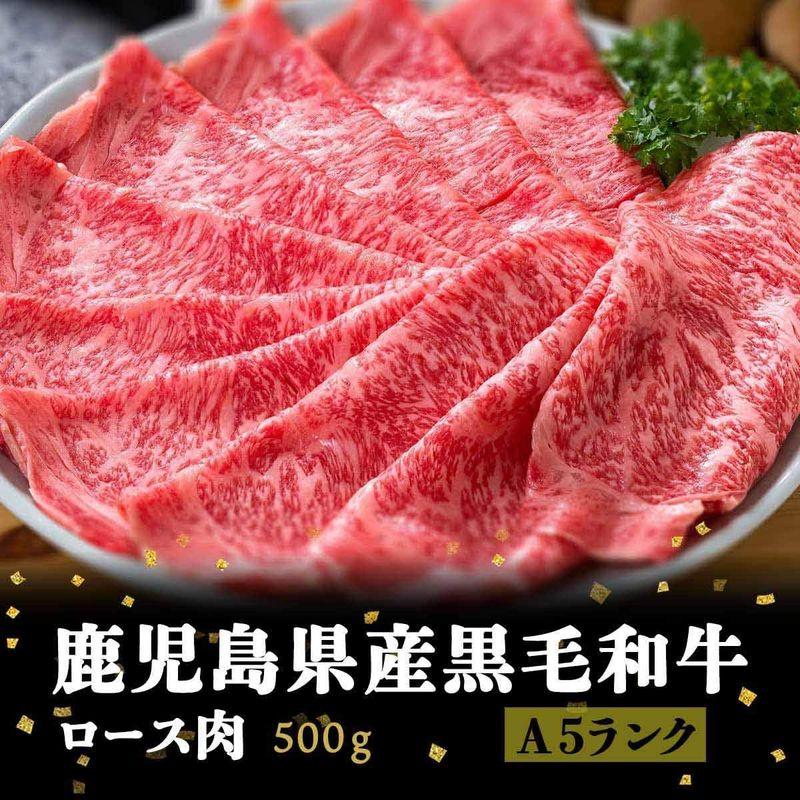 和牛 鹿児島県産 黒毛和牛 ロース肉 (A5ランク) グルメ・スタジアム 500g