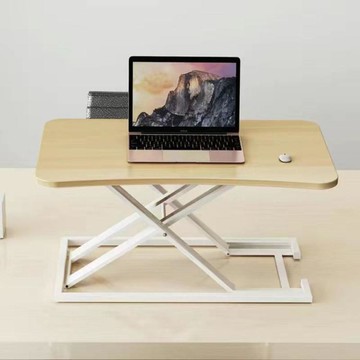 站立式電腦升降桌可折疊筆記本電腦桌站立辦公工作臺桌面增高架【摩可美家】