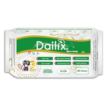 Dailix~每日健康檢查乾爽透氣抑菌護墊(18cmx30片)
