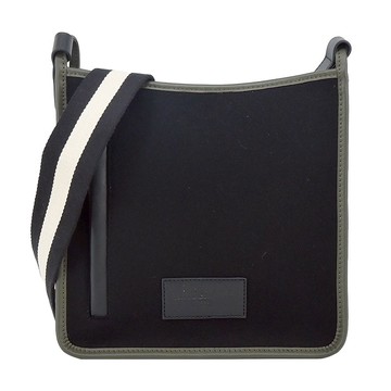 [平輸版]LONGCHAMP LE FOULONNÉ系列氈製羊毛寬背帶直式斜背包(小/黑)真品平輸