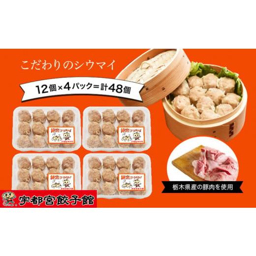 ふるさと納税 栃木県 宇都宮市 「宇都宮餃子館」の＜健太シウマイ＞12個入り×4パック(計48個)