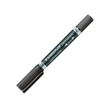 STAEDTLER 【STAEDTLER 施德樓】雙頭投影萬用筆 MS348 10支  黑