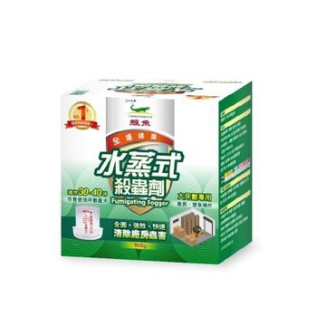 鱷魚水蒸式殺蟲劑100g-使用坪數30-40坪X1盒