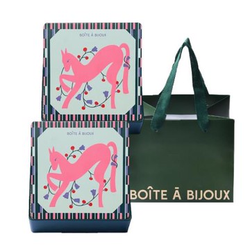 【珠寶盒法式點心坊】2026馬年-法式醇黑餅乾禮盒2盒-附提袋  (過年送禮/禮盒/巧克力)