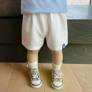 純棉夏季新款男童小寶寶運動短褲休閒夏裝兒童居家睡褲子外穿 童褲 兒童夏天褲子 男童短褲 運動五分褲