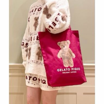 ジェラートピケ gelato pique 【HOLIDAY】ベアプリント トート