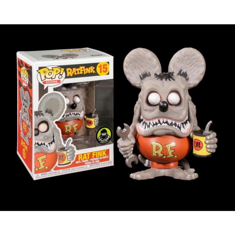 ラット フィンク フィギュア RAT FINK FUNKO POP グレイ ソフビ人形 ...