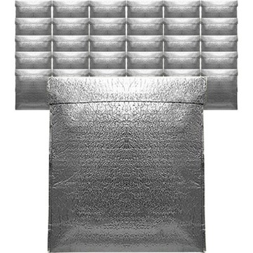 Youngmane 銀箔保冷袋 25 x 30 cm  50個  銀色