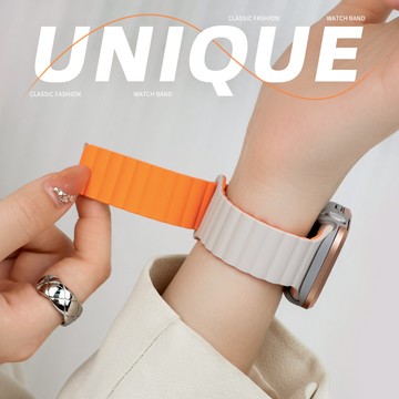 磁吸錶帶+鋁合金保護殼【套裝】 適用Apple Watch 11 10 9 8 SE 7 6 錶帶 42mm 46mm