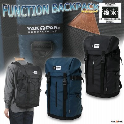 送料無料 Yakpak ヤックパック 撥水 Cordura フラップトップ デイパック Multi Storage Daypack フラップリュック 春バーゲン