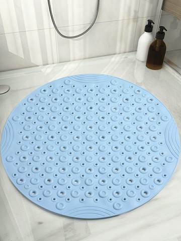 浴室防滑墊洗澡淋浴防滑地墊衛生間孕婦老人防摔墊子圓形腳墊pvc