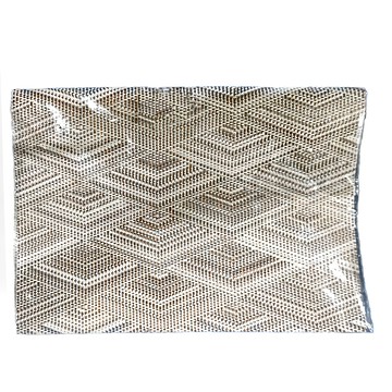 好物良品 典雅系列 輕奢紡織紋理 PVC 餐桌墊  44 x 29cm  玫瑰金麟紋  1個