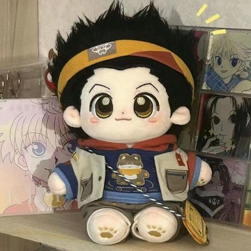【🎉新品特惠】🚚臺灣出貨丨全職獵人小杰周邊20釐米棉花娃娃星星傑可愛玩偶節日禮物帥氣精緻