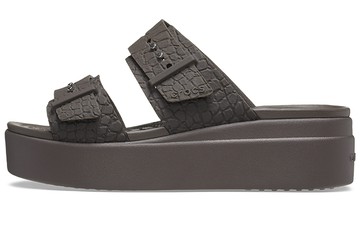 WMNS CROCS 2 STRAPS BROOKLYN BROWN