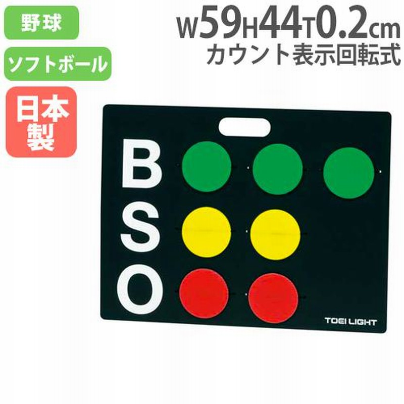 無線 野球カウント BSO 投球数 スコア カウンター BSOボード