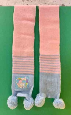 【震撼精品百貨】Little Twin Stars KiKi&LaLa_雙子星小天使~三麗鷗禦寒圍巾-粉藍#84253