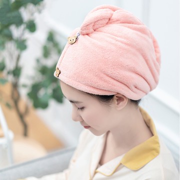 納麗雅干發帽超強吸水新款洗頭發速干毛巾包頭女厚長發擦頭巾神器