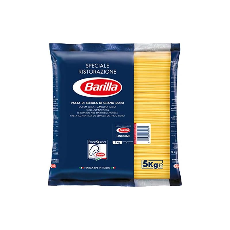 BARILLAバリラ パスタ バベッティー (リングイネ) 5kg [正規輸入品] イタリア産