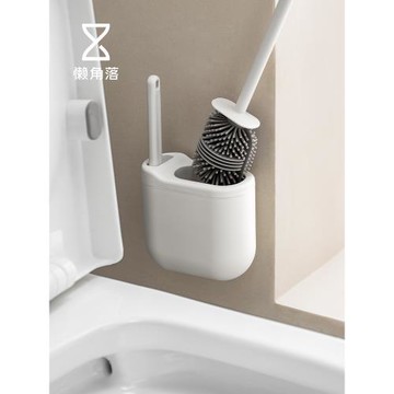 懶角落馬桶刷家用無死角壁掛免打孔洗廁所刷子衛生間清潔工具套裝