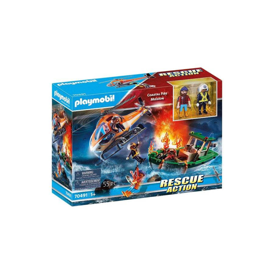 Playmobil Rescue Action: Coastal Fire Mission並行輸入品