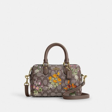 ROWAN 經典 SIGNATURE 花卉刺繡 迷你斜背手袋