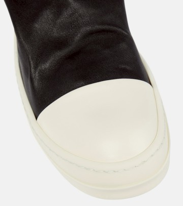 Rick Owens Stocking over-the-knee leather boots