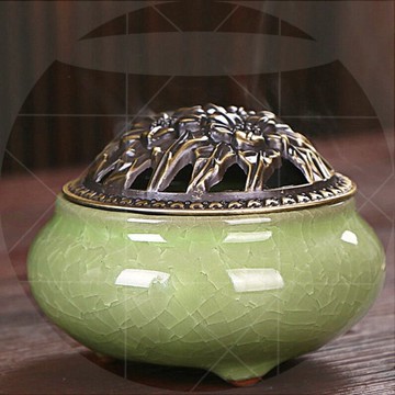 辦公室衛生間除味劑除臭香薰博物館家用盒子檀香中式迷你香灰爐子