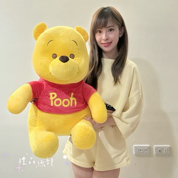 現貨|實拍 小熊維尼娃娃 20英吋 正版 小熊維尼玩偶 迪士尼 Disney pooh 小熊維尼大娃娃 小熊維尼抱枕