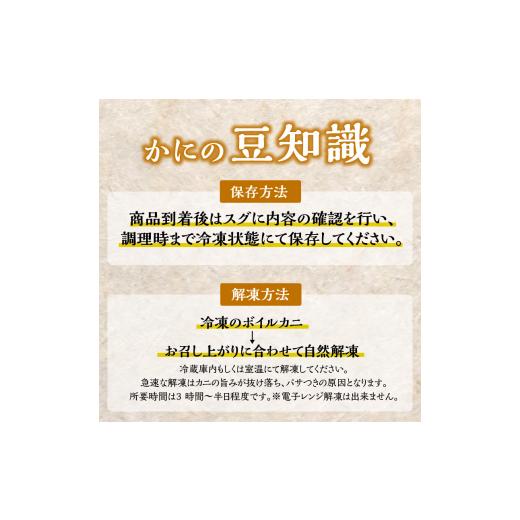 ふるさと納税 大阪府 泉佐野市 ボイル 本ズワイ蟹 爪肉 500g カット済み（2-3人前）