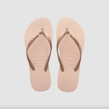 havaianas 哈瓦仕 夾腳拖 Crystal Swarovski 施華洛世奇 女款 香檳金 145651-0076
